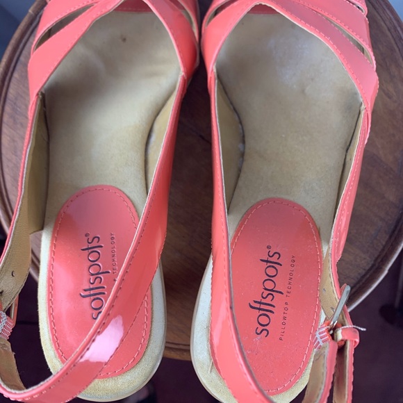 Peach Patent Leather Heels - Picture 5 of 5